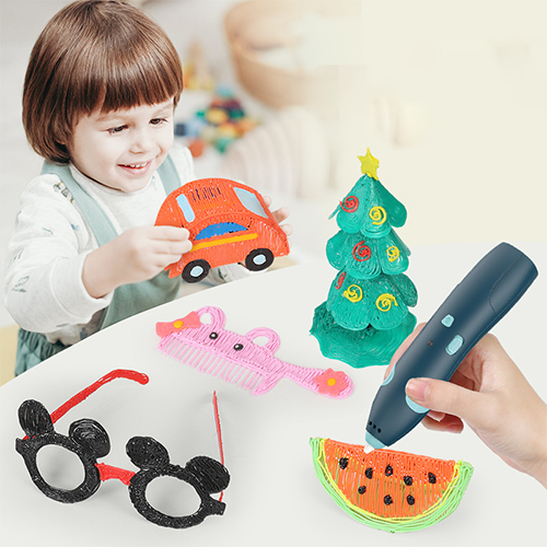 3D printing pen painting pen set low temperature wireless creative graffiti toy children diy three-dimensional painting pen