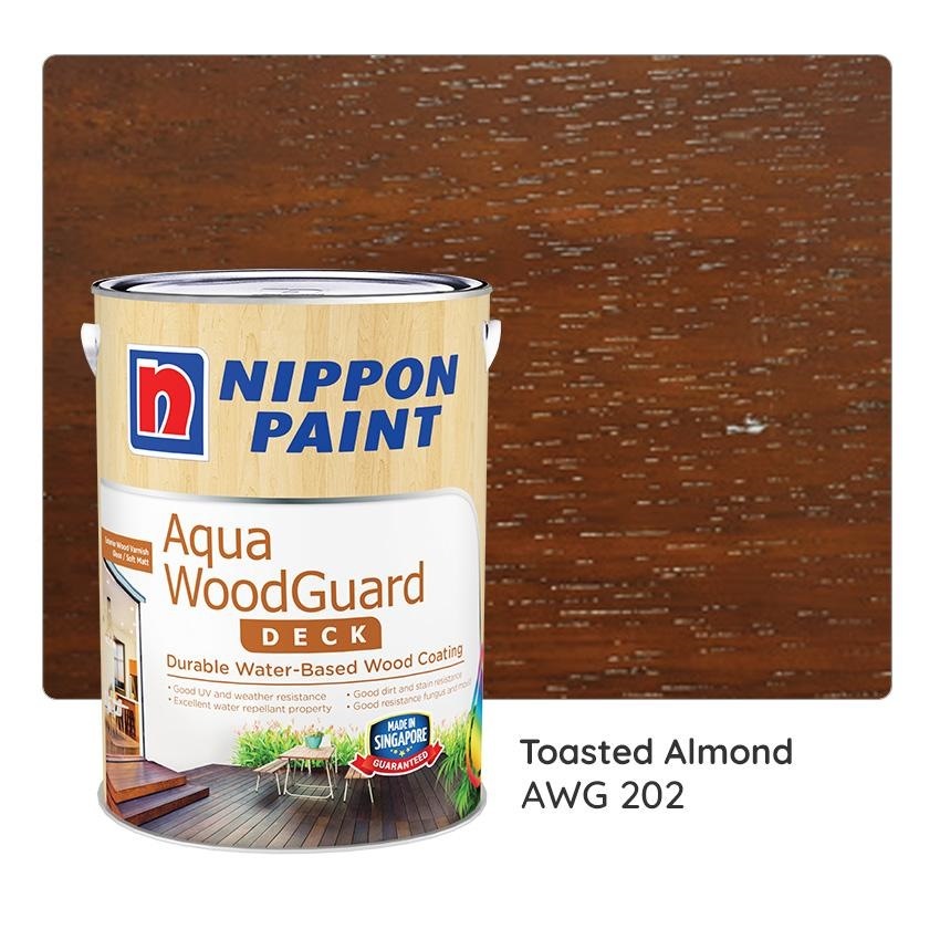 (5L) Nippon Paint Aqua Wood Guard -GoKimDiam Hardware Shop Shop online for all your hardware needs at GoKimDiam Hardware Shop (by Kak Heng Hardware)! From wide range of hardware tools, premium paint supplies to essential tools for home DIY projects. Enjoy free islandwide delivery with min. $120 online order to Orchard, Tuas, Jurong, Punggol, Bedok, Sengkang, Hougang, Bukit Timah, Bukit Panjang, Bukit Batok etc. Shop with us today! Or, visit our Hardware Shop in Sembawang!