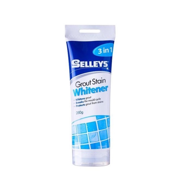 Selleys Tiles Grout Stain Whitener (280g Tube)-GoKimDiam Hardware Shop Shop online for all your hardware needs at GoKimDiam Hardware Shop (by Kak Heng Hardware)! From wide range of hardware tools, premium paint supplies to essential tools for home DIY projects. Enjoy free islandwide delivery with min. $120 online order to Orchard, Tuas, Jurong, Punggol, Bedok, Sengkang, Hougang, Bukit Timah, Bukit Panjang, Bukit Batok etc. Shop with us today! Or, visit our Hardware Shop in Sembawang!