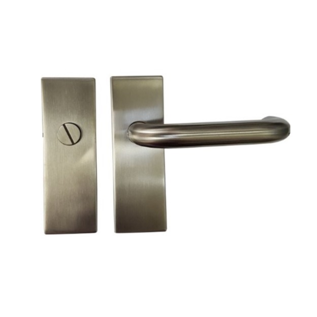 PROTECTO 316 Stainless Steel HDB BTO Bifold Bathroom Toilet Door Handle Lock Set-GoKimDiam