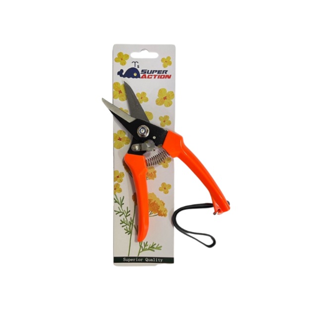 Super Action Garden Pruning Shear (Carbon Steel Blade)-GoKimDiam Hardware Shop Shop online for all your hardware needs at GoKimDiam Hardware Shop (by Kak Heng Hardware)! From wide range of hardware tools, premium paint supplies to essential tools for home DIY projects. Enjoy free islandwide delivery with min. $120 online order to Orchard, Tuas, Jurong, Punggol, Bedok, Sengkang, Hougang, Bukit Timah, Bukit Panjang, Bukit Batok etc. Shop with us today! Or, visit our Hardware Shop in Sembawang!