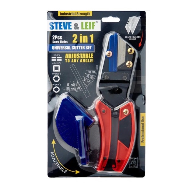Steve & Leif 2-in-1 Universal Cutter Set-GoKimDiam Hardware Shop Shop online for all your hardware needs at GoKimDiam Hardware Shop (by Kak Heng Hardware)! From wide range of hardware tools, premium paint supplies to essential tools for home DIY projects. Enjoy free islandwide delivery with min. $120 online order to Orchard, Tuas, Jurong, Punggol, Bedok, Sengkang, Hougang, Bukit Timah, Bukit Panjang, Bukit Batok etc. Shop with us today! Or, visit our Hardware Shop in Sembawang!