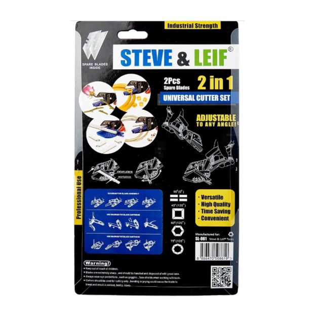 Steve & Leif 2-in-1 Universal Cutter Set-GoKimDiam Hardware Shop Shop online for all your hardware needs at GoKimDiam Hardware Shop (by Kak Heng Hardware)! From wide range of hardware tools, premium paint supplies to essential tools for home DIY projects. Enjoy free islandwide delivery with min. $120 online order to Orchard, Tuas, Jurong, Punggol, Bedok, Sengkang, Hougang, Bukit Timah, Bukit Panjang, Bukit Batok etc. Shop with us today! Or, visit our Hardware Shop in Sembawang!