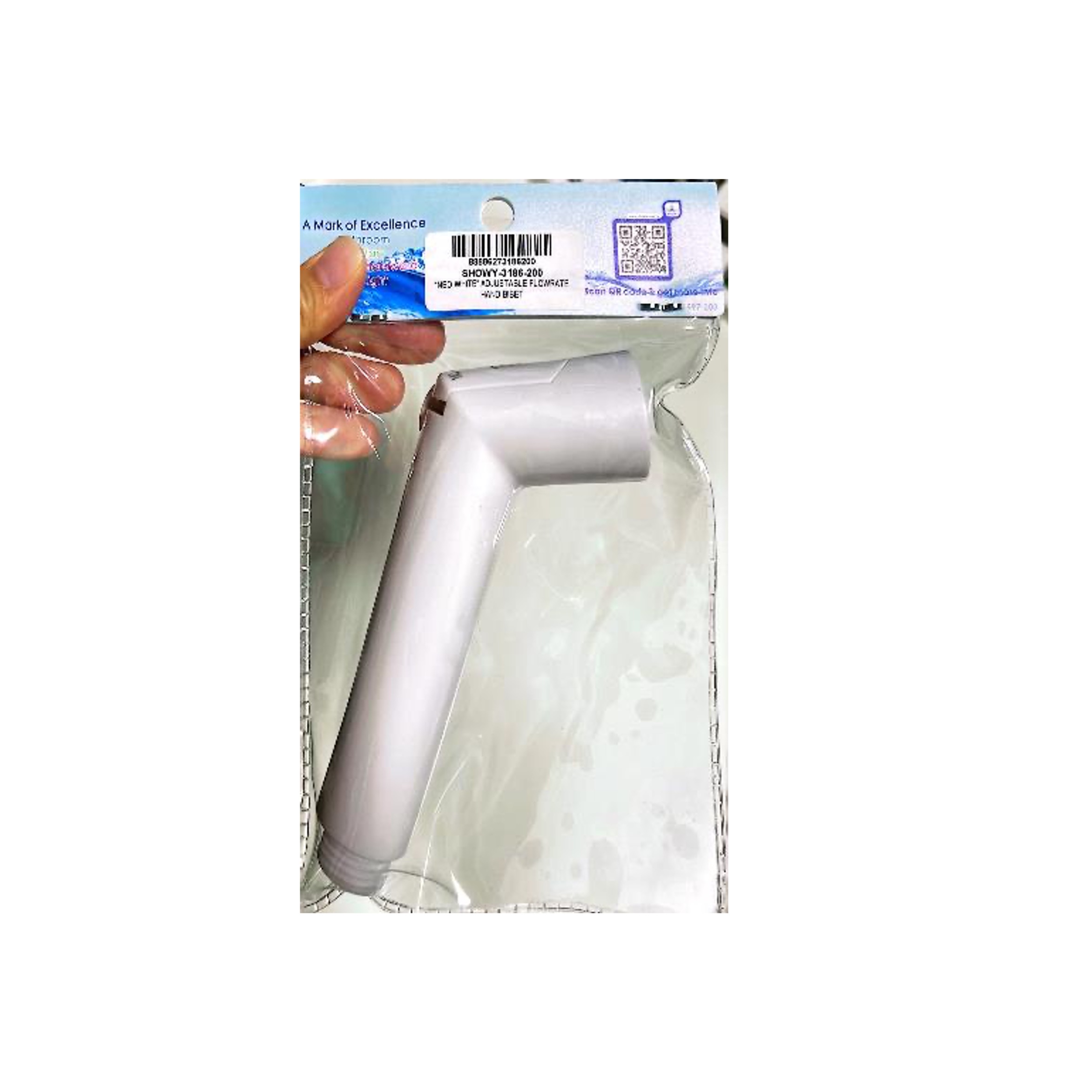 SHOWY Toilet Bidet Spray Head (Neo White Model 3186-200)-GoKimDiam Hardware Shop Shop online for all your hardware needs at GoKimDiam Hardware Shop (by Kak Heng Hardware)! From wide range of hardware tools, premium paint supplies to essential tools for home DIY projects. Enjoy free islandwide delivery with min. $120 online order to Orchard, Tuas, Jurong, Punggol, Bedok, Sengkang, Hougang, Bukit Timah, Bukit Panjang, Bukit Batok etc. Shop with us today! Or, visit our Hardware Shop in Sembawang!