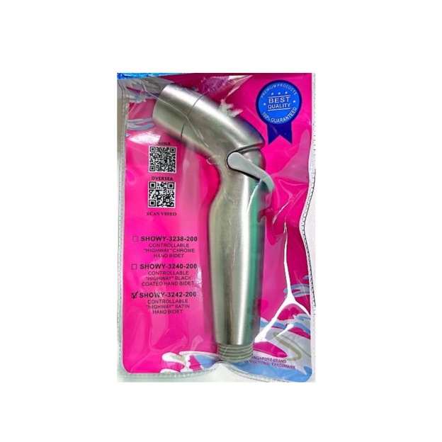 SHOWY Bathroom Toilet Bidet Spray Head In 304 Stainless Steel (Model: 3242-200)-GoKimDiam
