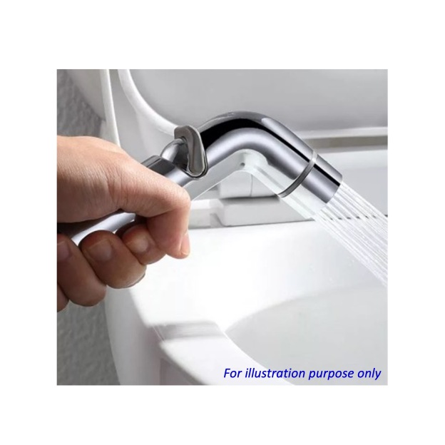 SHOWY Bathroom Toilet Bidet Spray Head In Brass Chrome Plated (Model 3238-200)-GoKimDiam