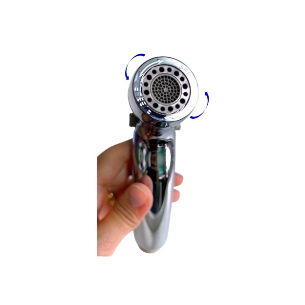 SHOWY Bathroom Toilet Bidet Spray Head In Brass Chrome Plated (Model 3238-200)-GoKimDiam