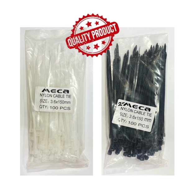 MECA Nylon Cable Wire Tie Fastener (100 Pieces / Pack)-GoKimDiam Hardware Shop Shop online for all your hardware needs at GoKimDiam Hardware Shop (by Kak Heng Hardware)! From wide range of hardware tools, premium paint supplies to essential tools for home DIY projects. Enjoy free islandwide delivery with min. $120 online order to Orchard, Tuas, Jurong, Punggol, Bedok, Sengkang, Hougang, Bukit Timah, Bukit Panjang, Bukit Batok etc. Shop with us today! Or, visit our Hardware Shop in Sembawang!