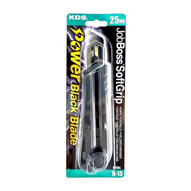 KDS Job Boss Soft Grip Pen Knife Cutter (Model H-13) - 25mm Blade Width-GoKimDiam
