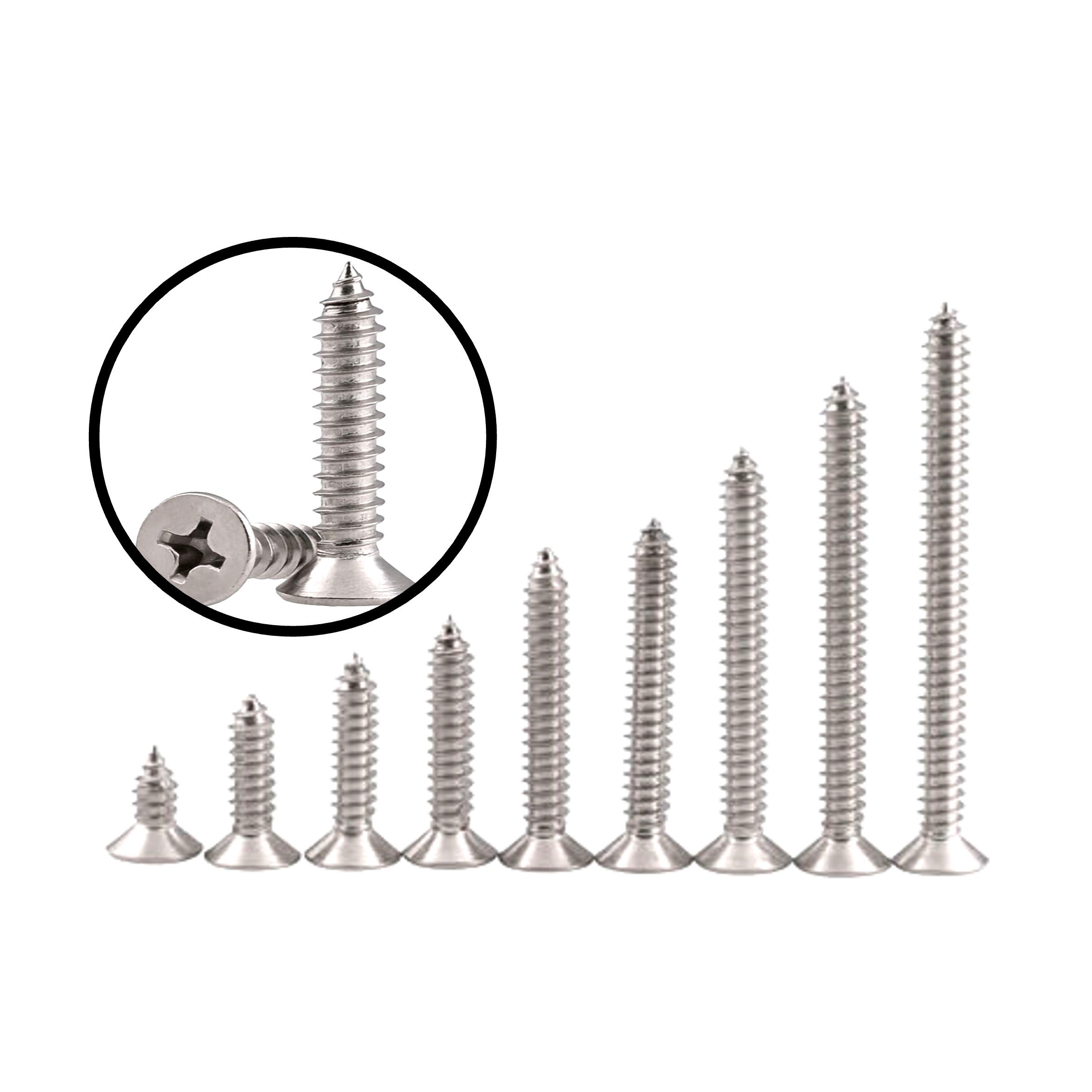 SUS304 Self Tapping Philip Countersunk Flat Head Screws #4 #5 #12 -GoKimDiam Hardware Shop Shop online for all your hardware needs at GoKimDiam Hardware Shop (by Kak Heng Hardware)! From wide range of hardware tools, premium paint supplies to essential tools for home DIY projects. Enjoy free islandwide delivery with min. $120 online order to Orchard, Tuas, Jurong, Punggol, Bedok, Sengkang, Hougang, Bukit Timah, Bukit Panjang, Bukit Batok etc. Shop with us today! Or, visit our Hardware Shop in Sembawang!