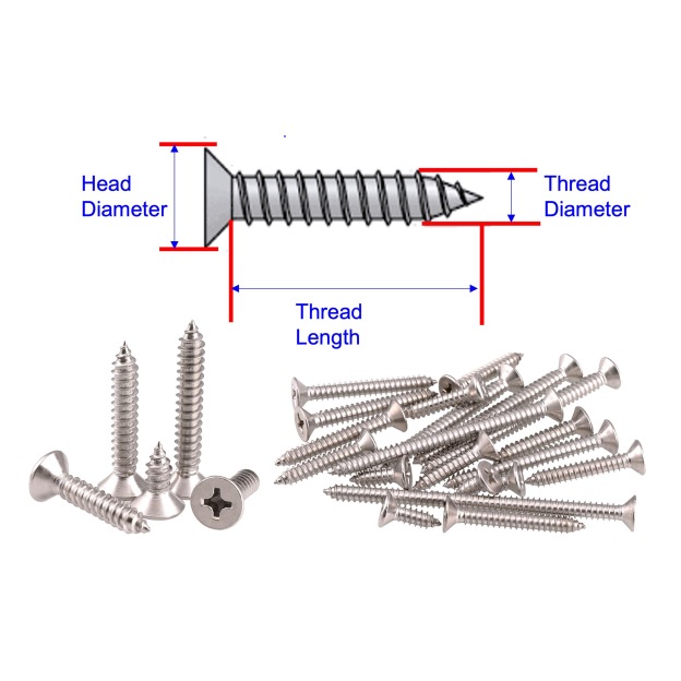 SUS304 Self Tapping Philip Countersunk Flat Head Screws #4 #5 #12 -GoKimDiam Hardware Shop Shop online for all your hardware needs at GoKimDiam Hardware Shop (by Kak Heng Hardware)! From wide range of hardware tools, premium paint supplies to essential tools for home DIY projects. Enjoy free islandwide delivery with min. $120 online order to Orchard, Tuas, Jurong, Punggol, Bedok, Sengkang, Hougang, Bukit Timah, Bukit Panjang, Bukit Batok etc. Shop with us today! Or, visit our Hardware Shop in Sembawang!