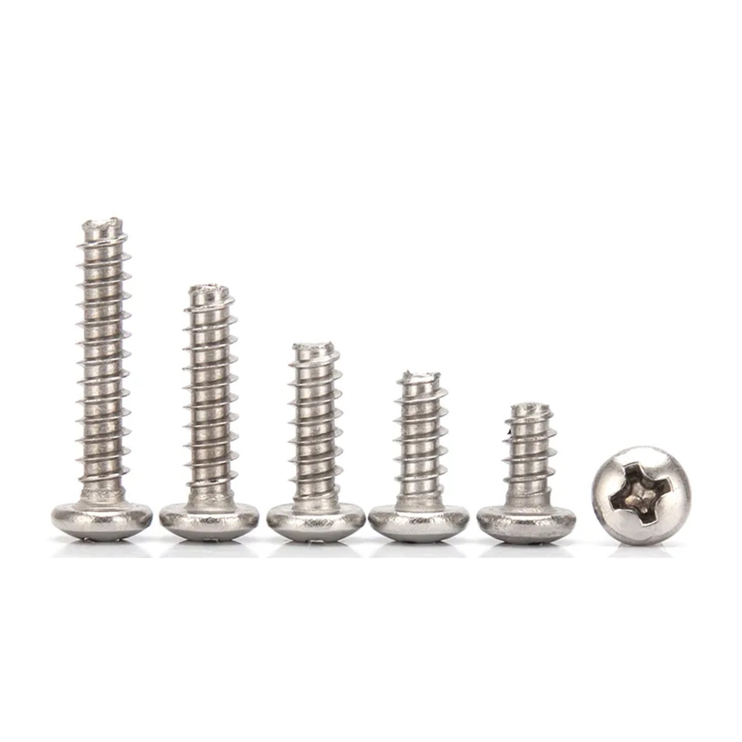 Pan Head Screws Round Head Screws (50mm to 80mm) - 5pcs-GoKimDiam