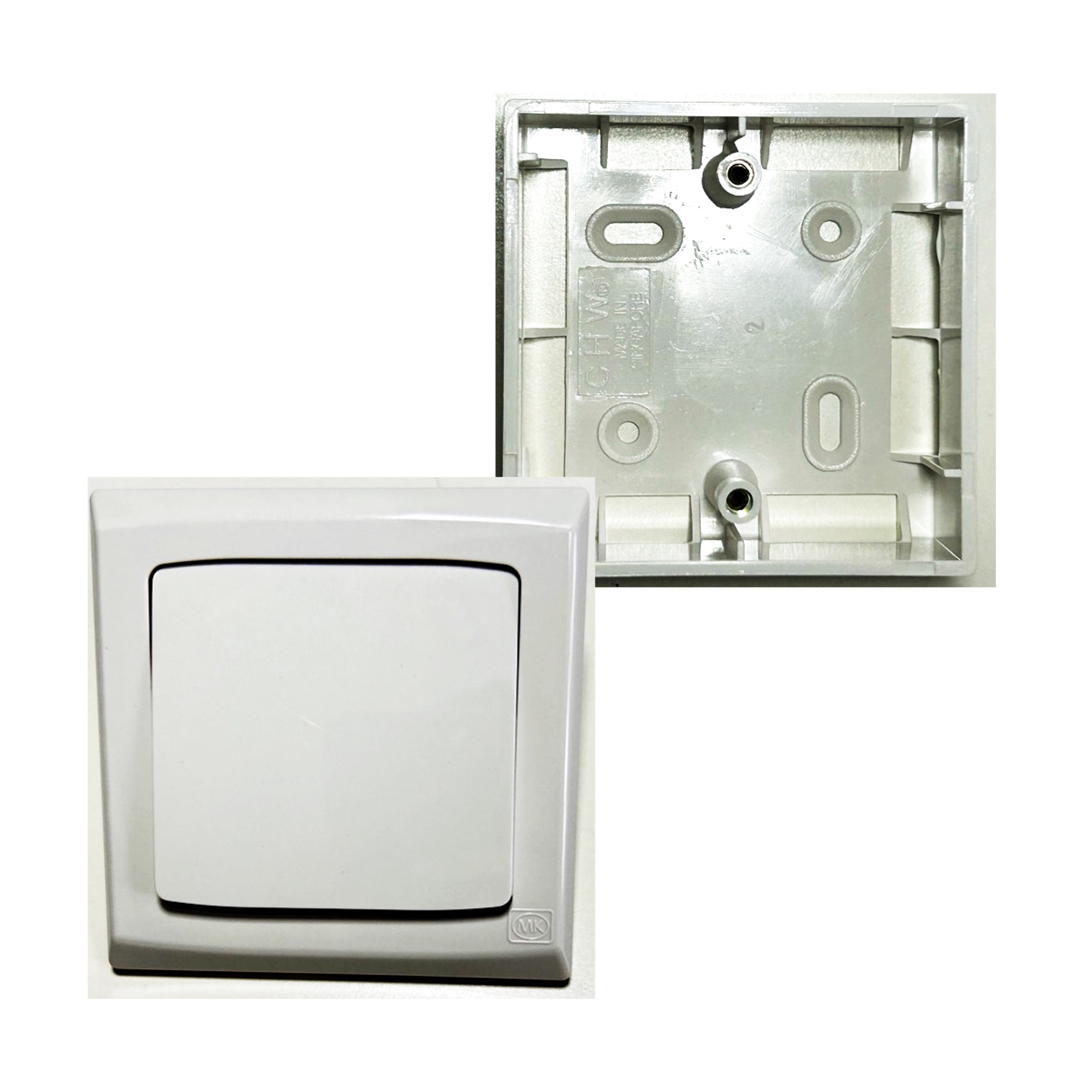 MK Honeywell 1 Gang 10A Large Rocket Switch Slimline Plus