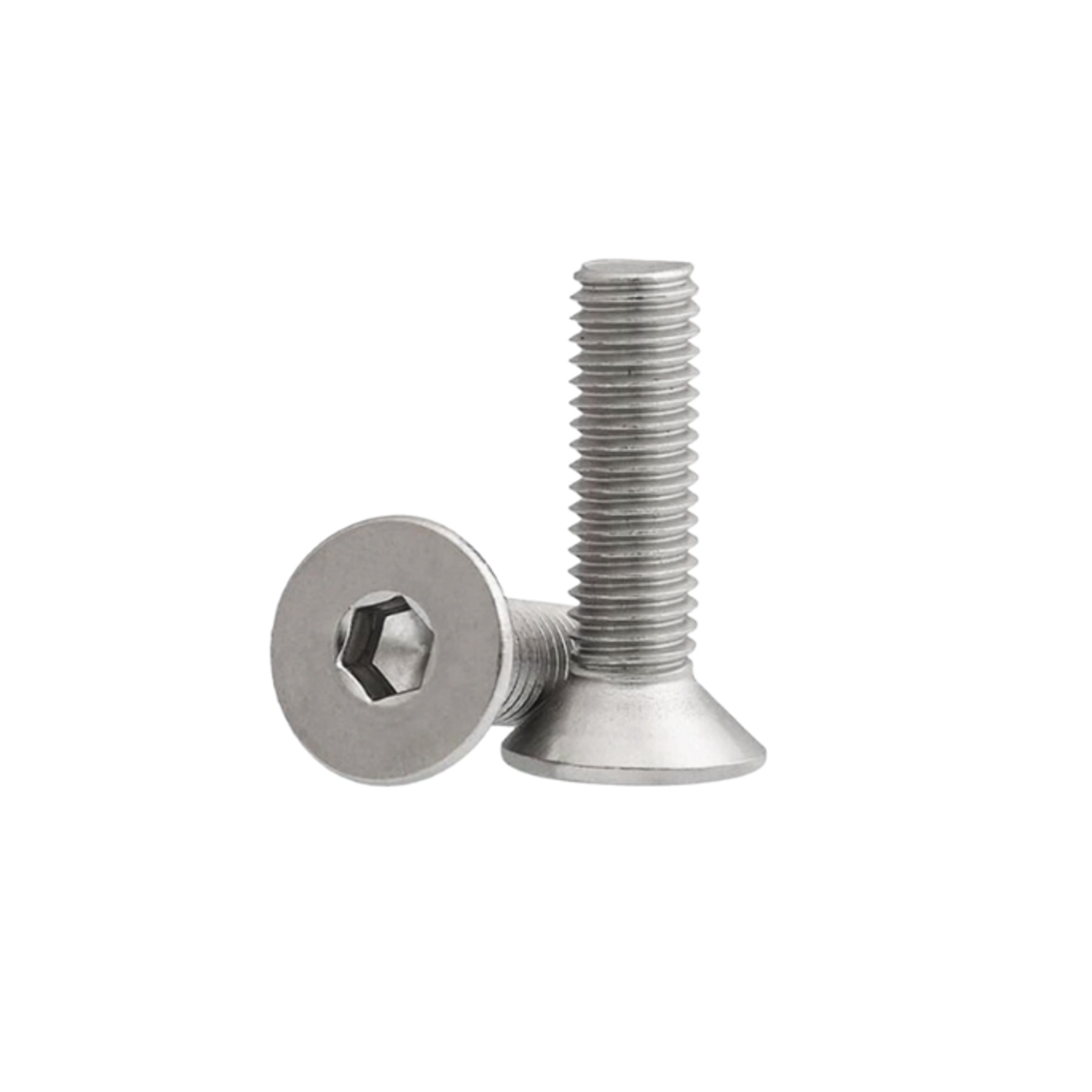 Phillip Countersunk Flat Head Screws With Hex Socket Allen Bolts (50mm to 80mm) - 5pcs-GoKimDiam