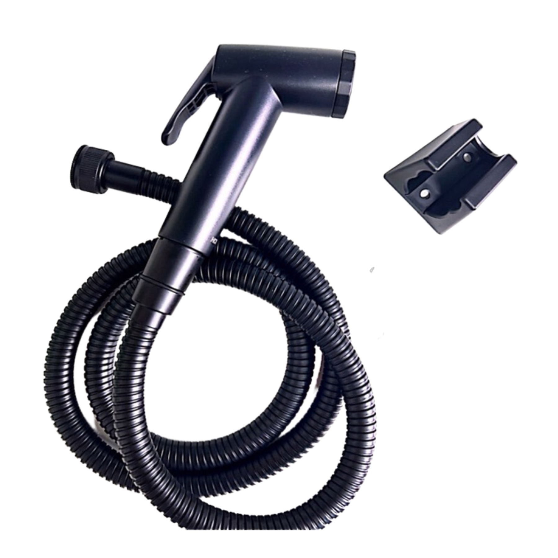 NOUVA Toilet Bidet Hand Spray Set In Matt Black (Model: 6133-S Lockable)-GoKimDiam