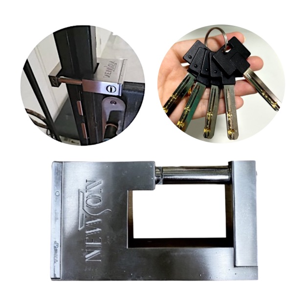 Newton Invents Hardened Steel Casing Door Gate Pad Lock -GoKimDiam Hardware Shop Shop online for all your hardware needs at GoKimDiam Hardware Shop (by Kak Heng Hardware)! From wide range of hardware tools, premium paint supplies to essential tools for home DIY projects. Enjoy free islandwide delivery with min. $120 online order to Orchard, Tuas, Jurong, Punggol, Bedok, Sengkang, Hougang, Bukit Timah, Bukit Panjang, Bukit Batok etc. Shop with us today! Or, visit our Hardware Shop in Sembawang!