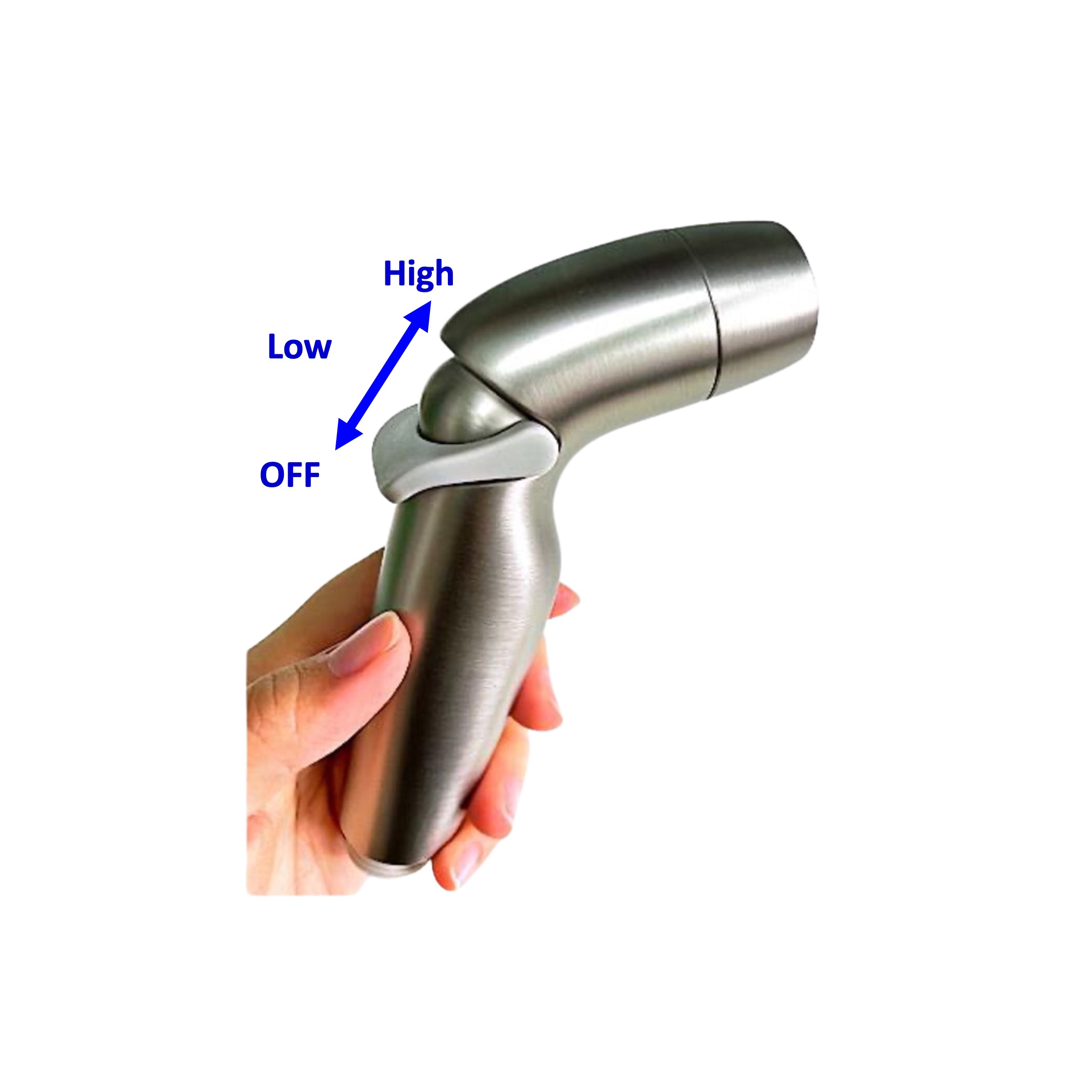 SHOWY Bathroom Toilet Bidet Spray Head In 304 Stainless Steel (Model: 3242-200)-GoKimDiam