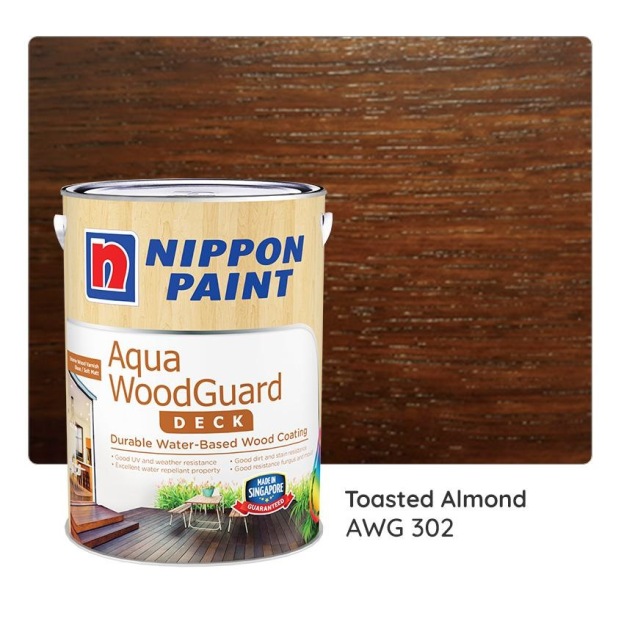 (5L) Nippon Paint Aqua Wood Guard -GoKimDiam Hardware Shop Shop online for all your hardware needs at GoKimDiam Hardware Shop (by Kak Heng Hardware)! From wide range of hardware tools, premium paint supplies to essential tools for home DIY projects. Enjoy free islandwide delivery with min. $120 online order to Orchard, Tuas, Jurong, Punggol, Bedok, Sengkang, Hougang, Bukit Timah, Bukit Panjang, Bukit Batok etc. Shop with us today! Or, visit our Hardware Shop in Sembawang!