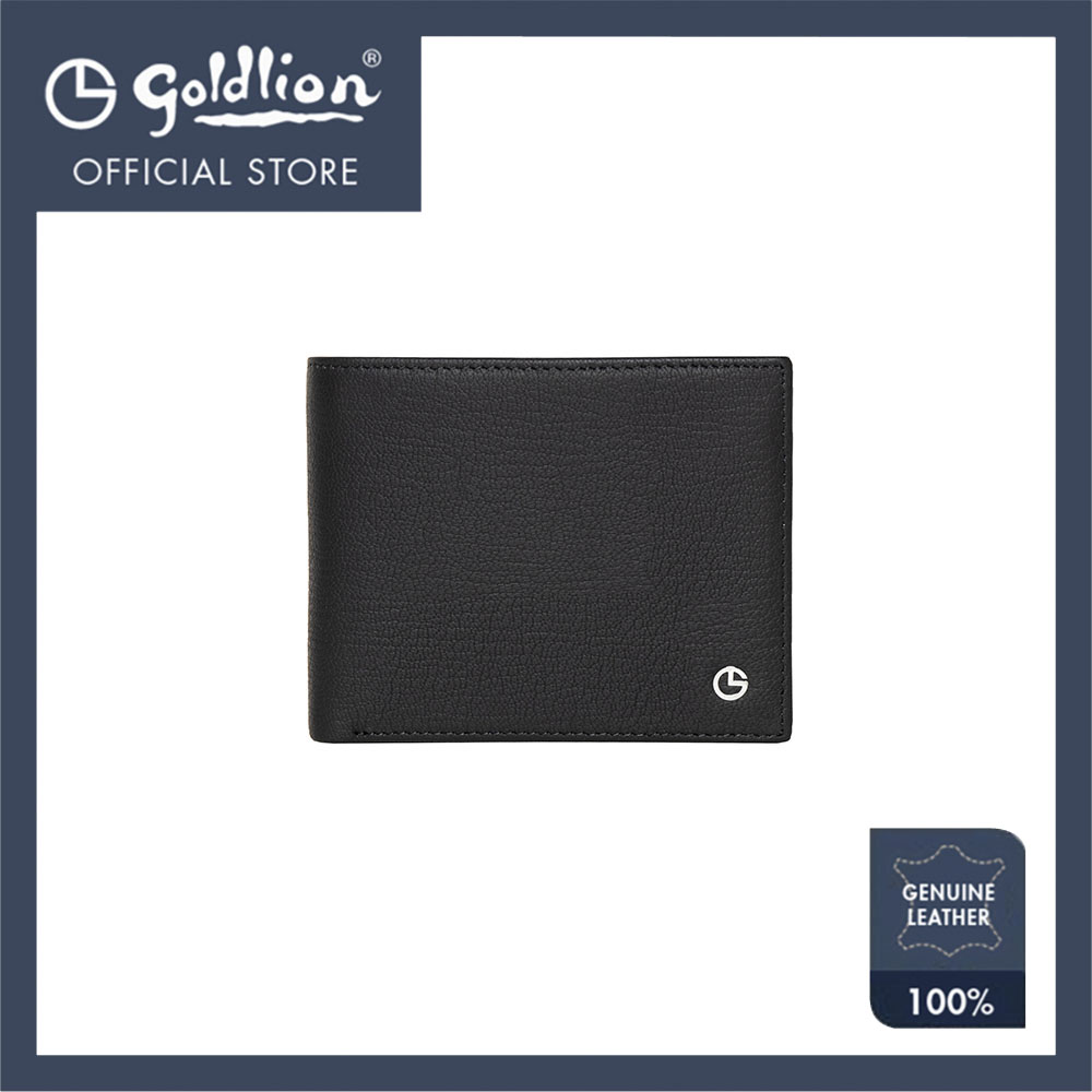 [Online Exclusive] Goldlion Men Genuine Leather Wallet (8 Cards Slot) - Matte Black