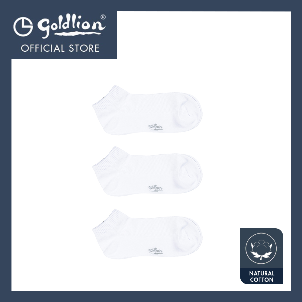 Goldlion Men Cotton Spandex Casual Socks (3-piece pack)