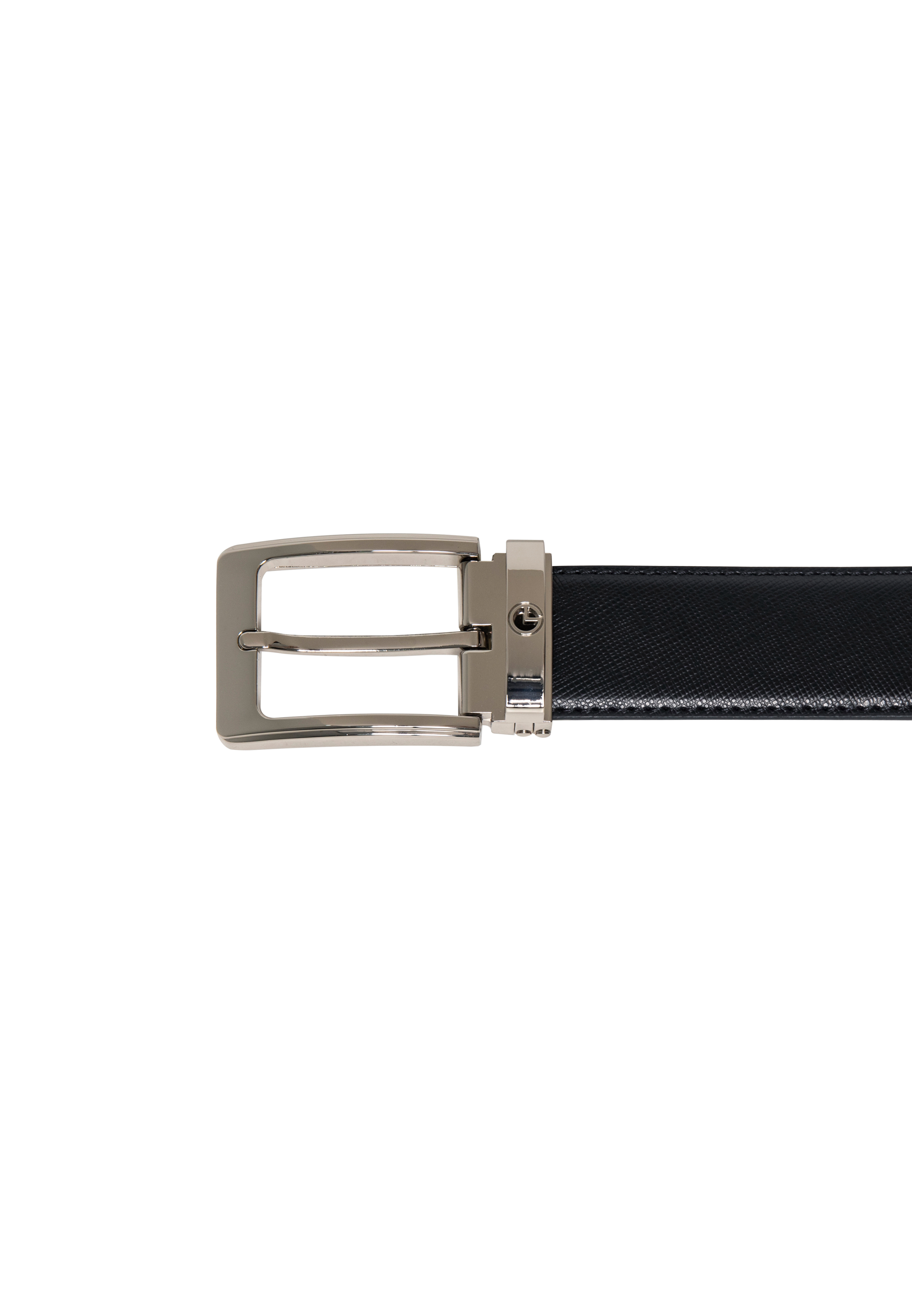 Goldlion Men Genuine Leather Pin Belt - Black