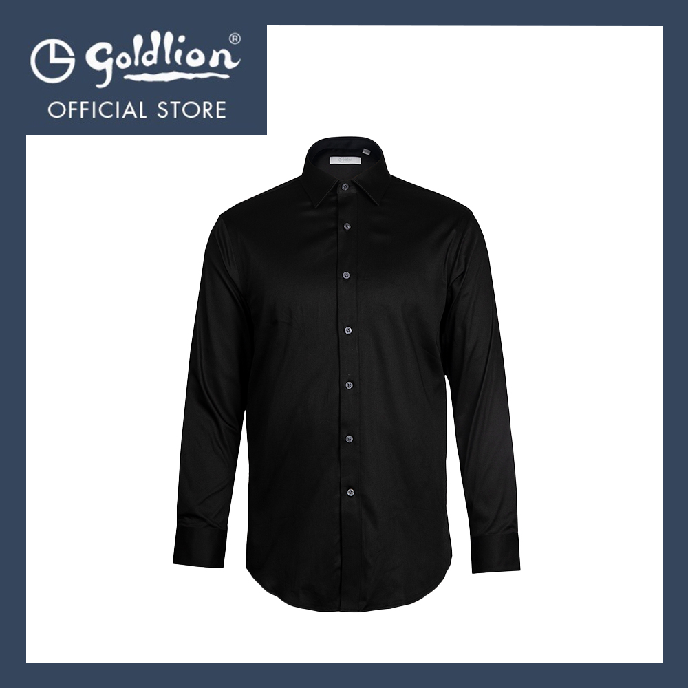 [ONLINE EXCLUSIVE] Goldlion Business Regular Fit Long-Sleeved Shirt - Black