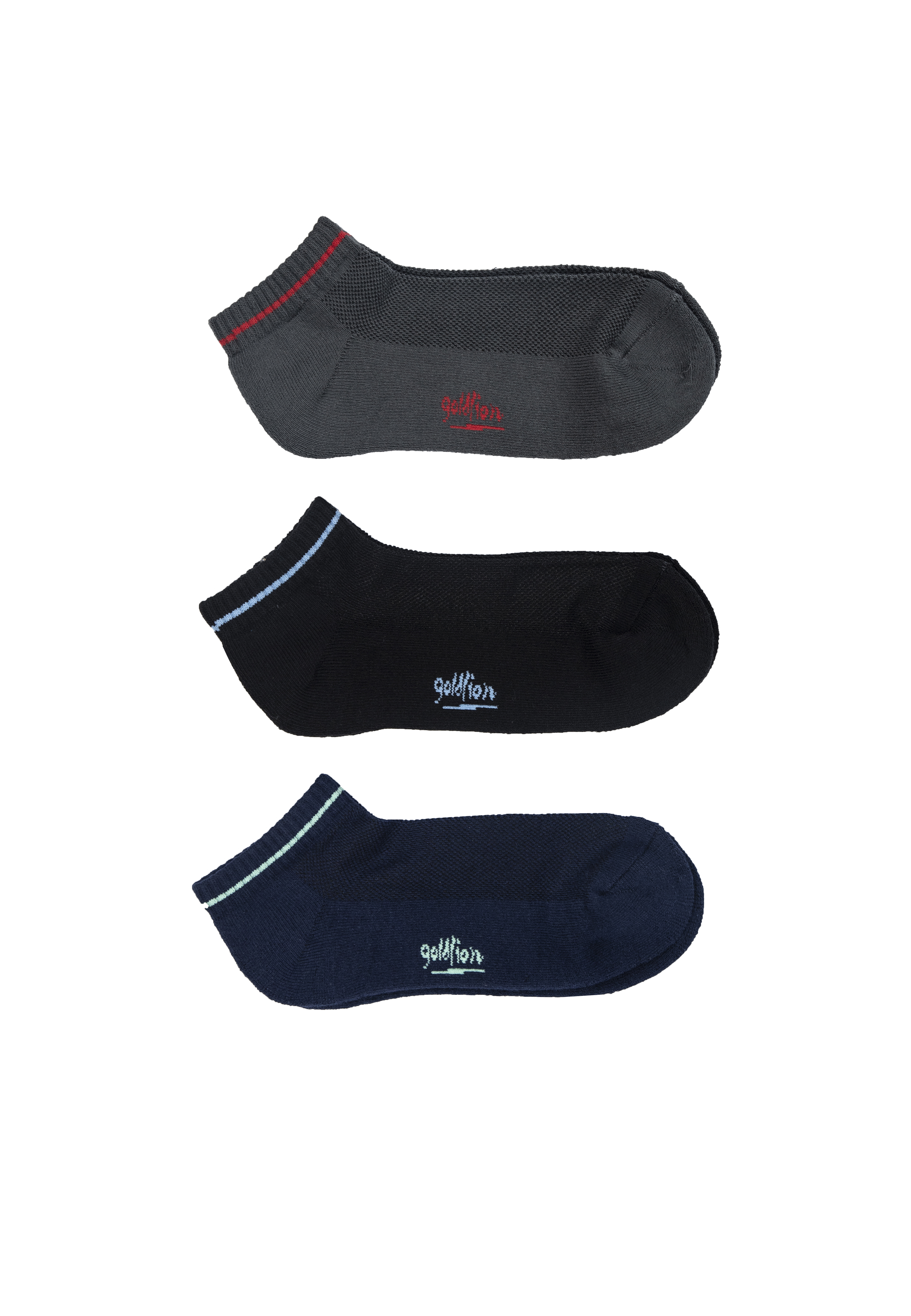 Goldlion Cotton Spandex Sport Socks (3-piece pack)