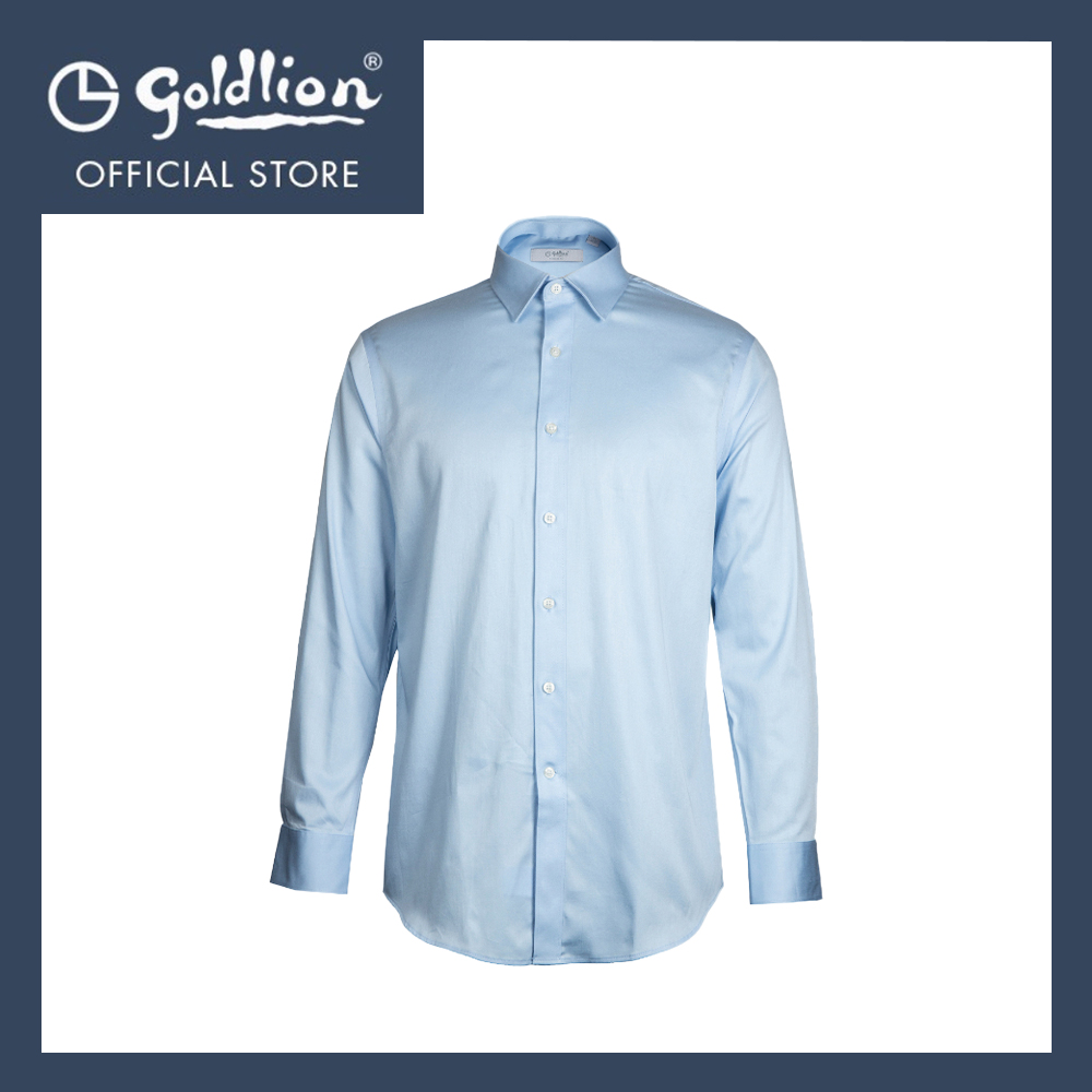 [ONLINE EXCLUSIVE] Goldlion Business Regular Fit Long-Sleeved Shirt - Blue