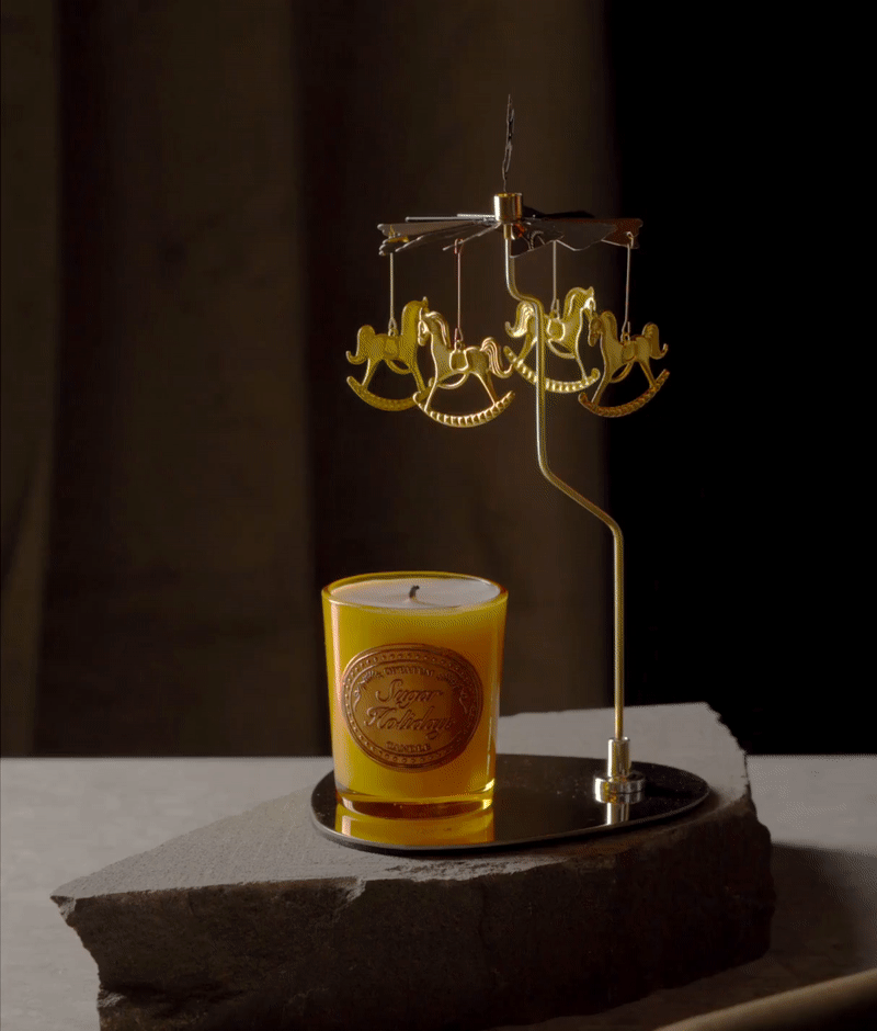 OPTATUM Sugar Holiday Candle & Mobile Gift Set