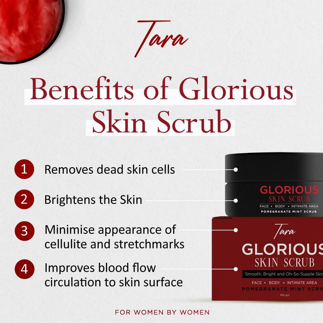 Tara Glorious Skin Scrub 100gm