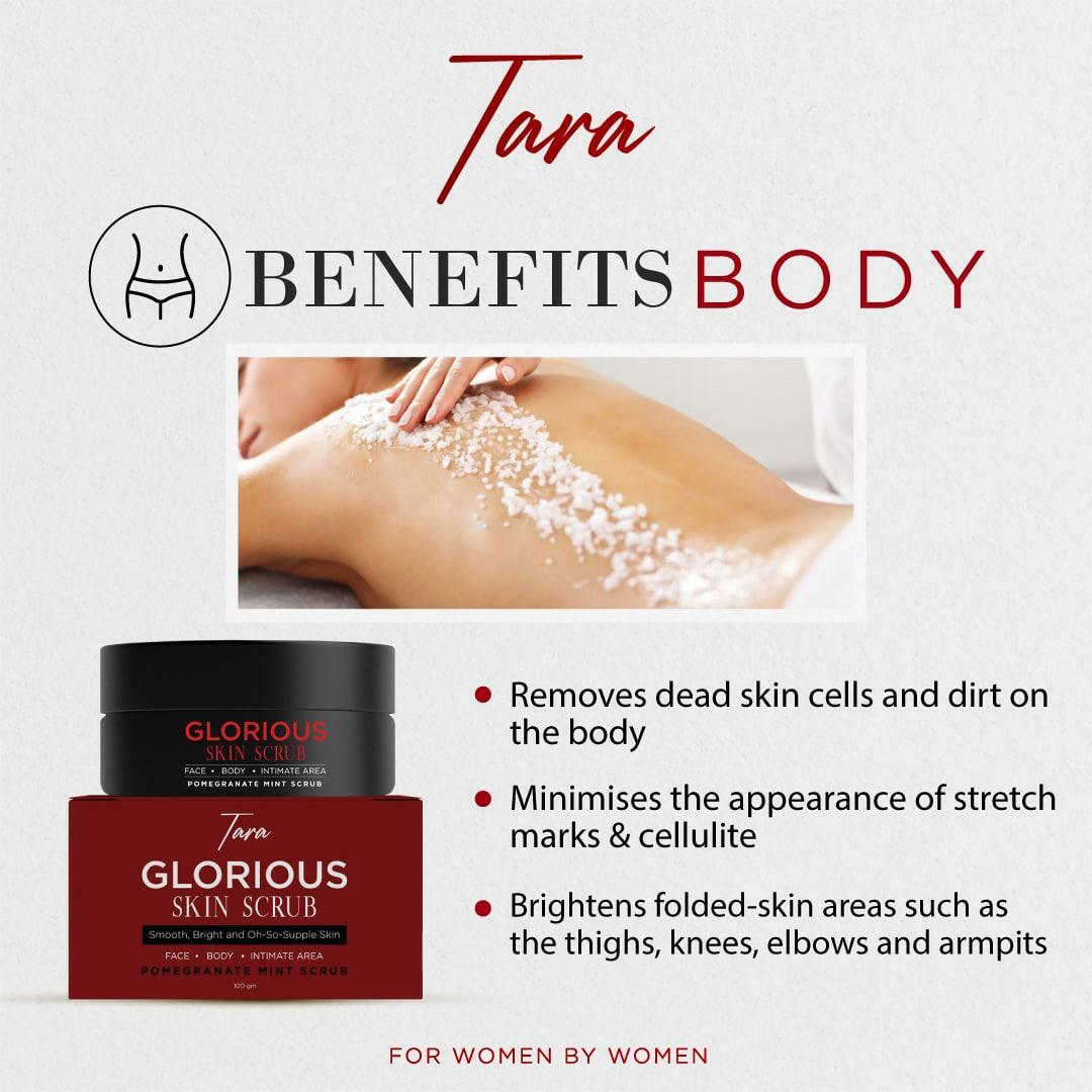 Tara Glorious Skin Scrub 100gm