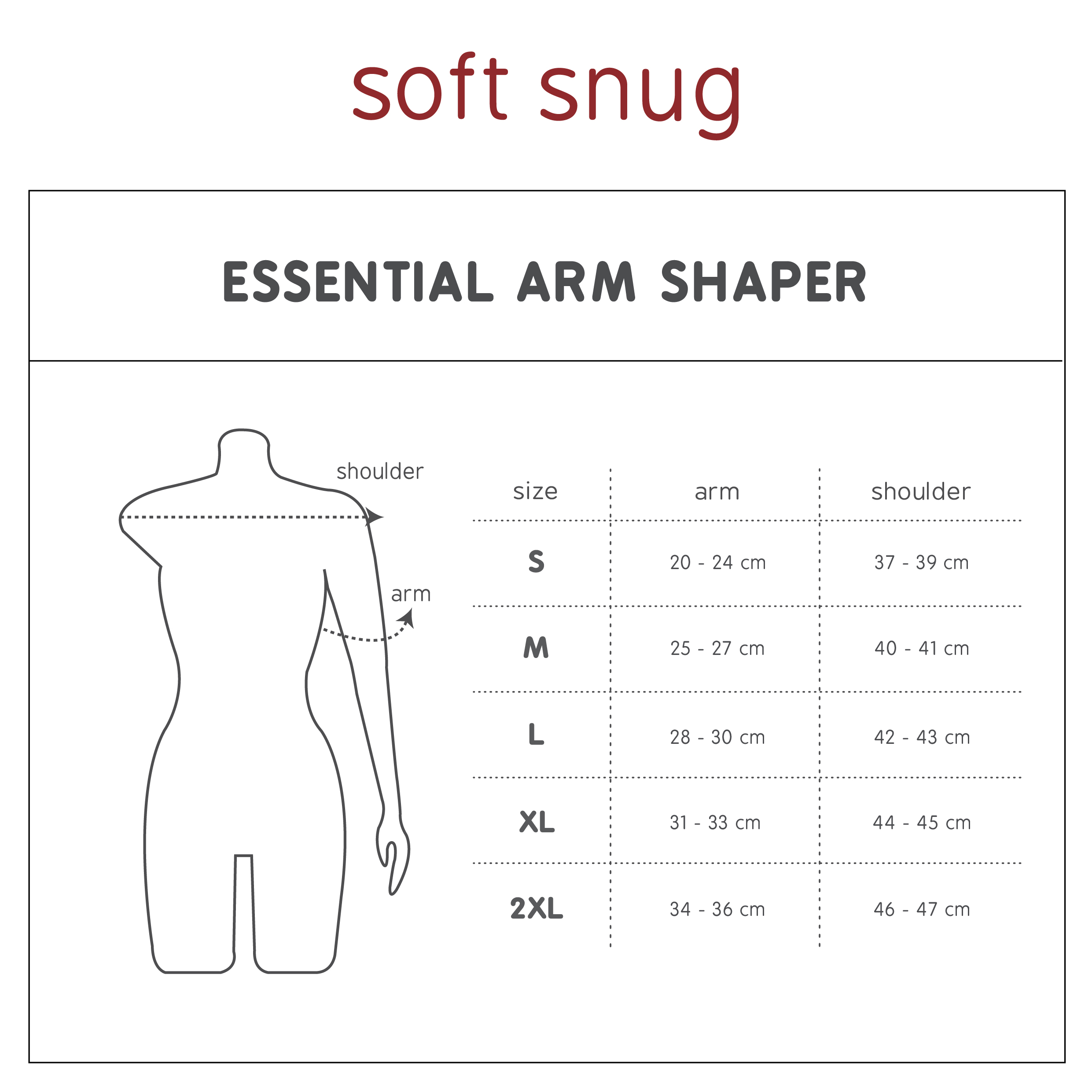Softsnug: Essential Arm Shaper