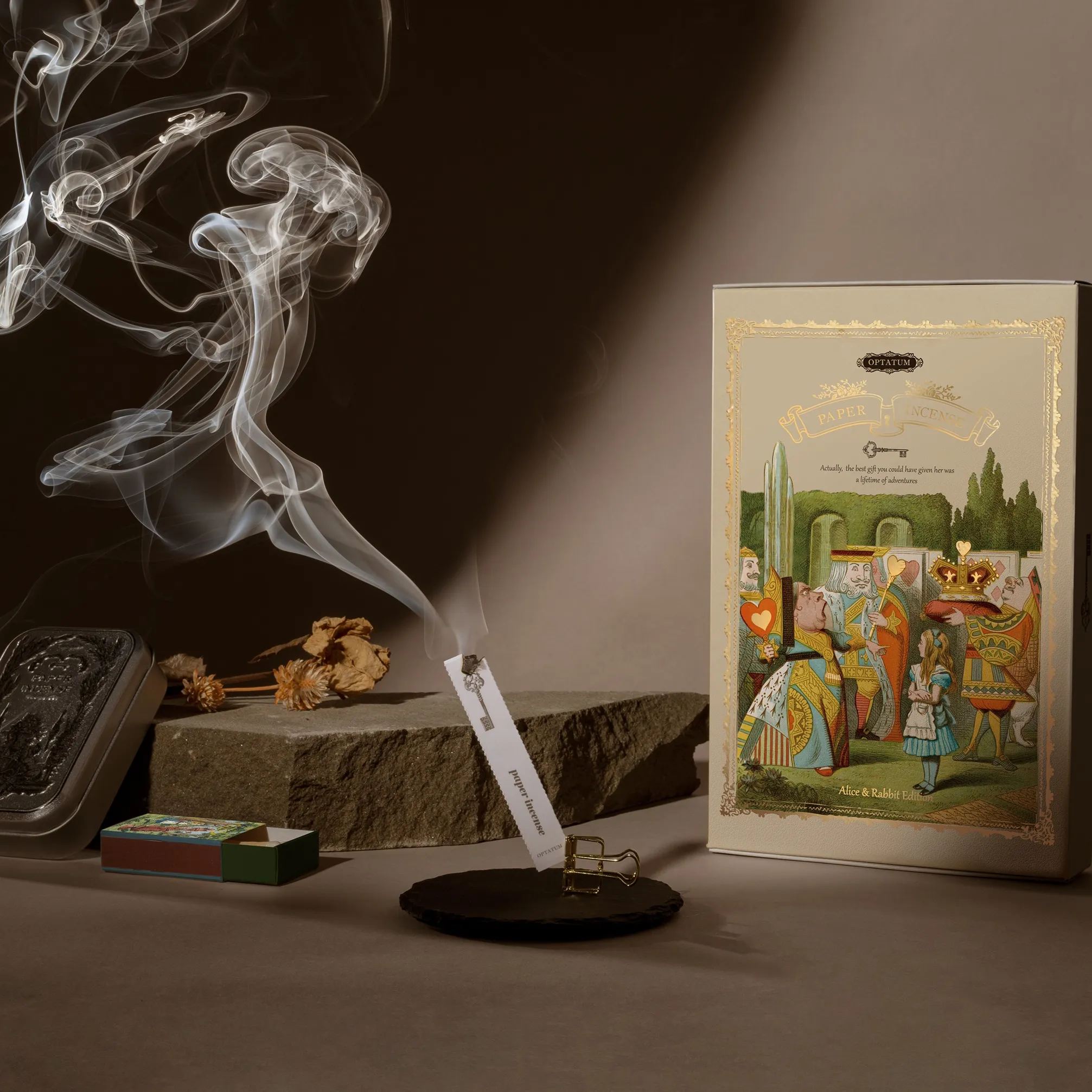 OPTATUM Alice & Rabbit Edition Paper Incense Gift Set