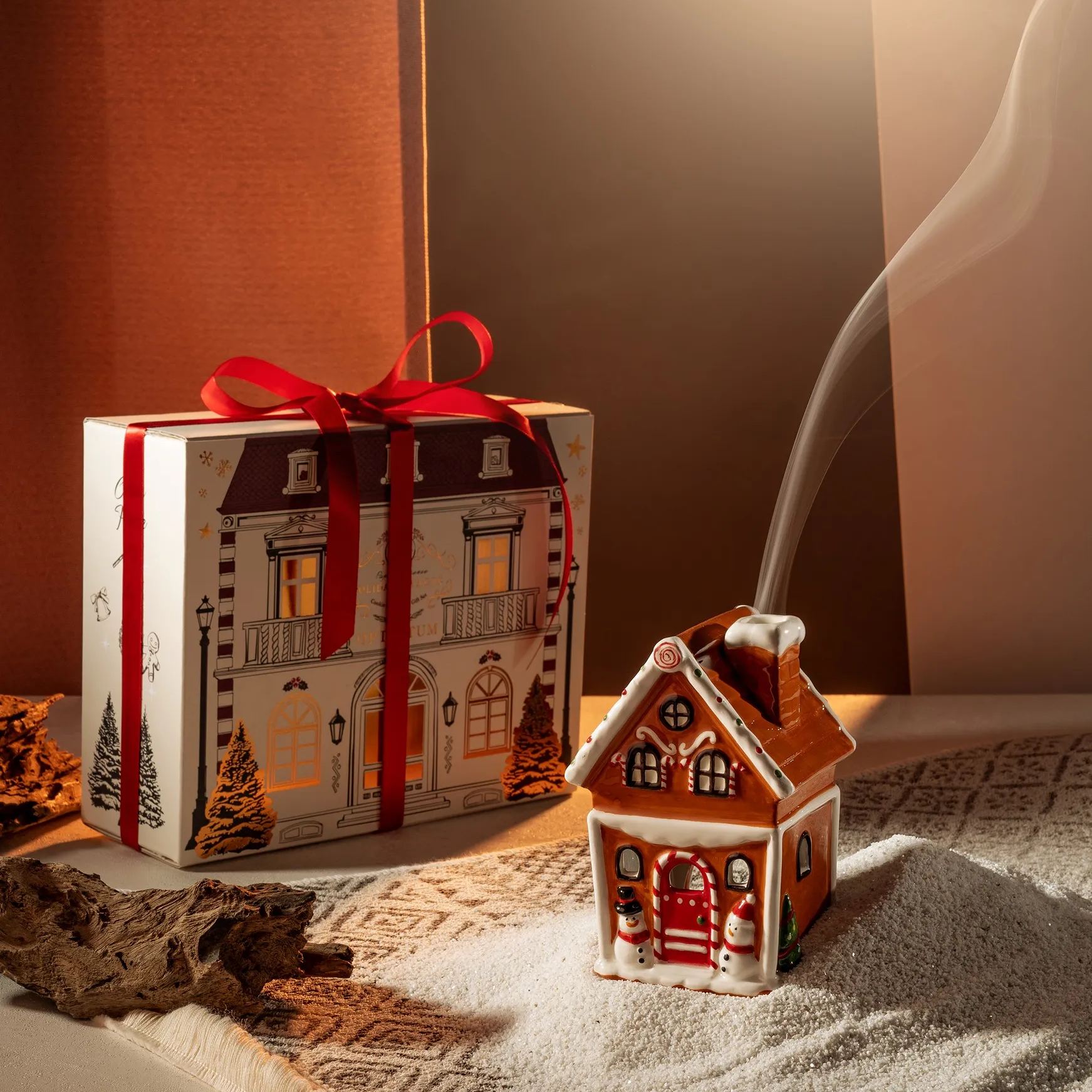 OPTATUM Paper Incense & Cookie House Gift Set