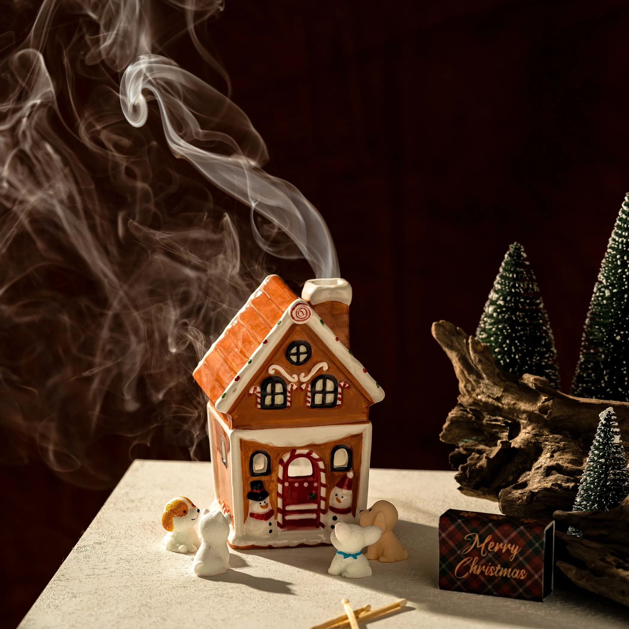 OPTATUM Paper Incense & Cookie House Gift Set