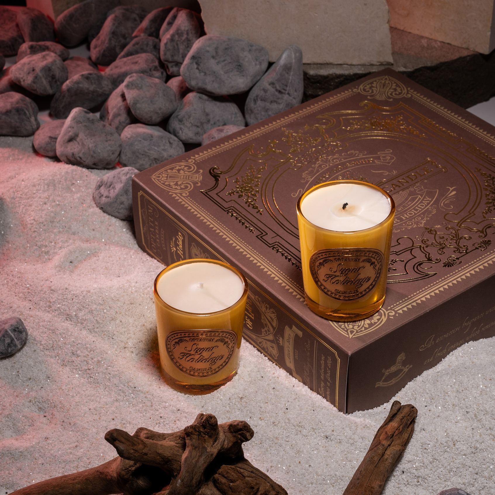 OPTATUM Sugar Holiday Candle