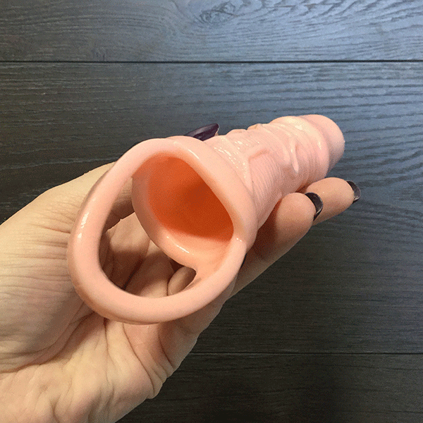 Inside pink bob vibrating penis extender