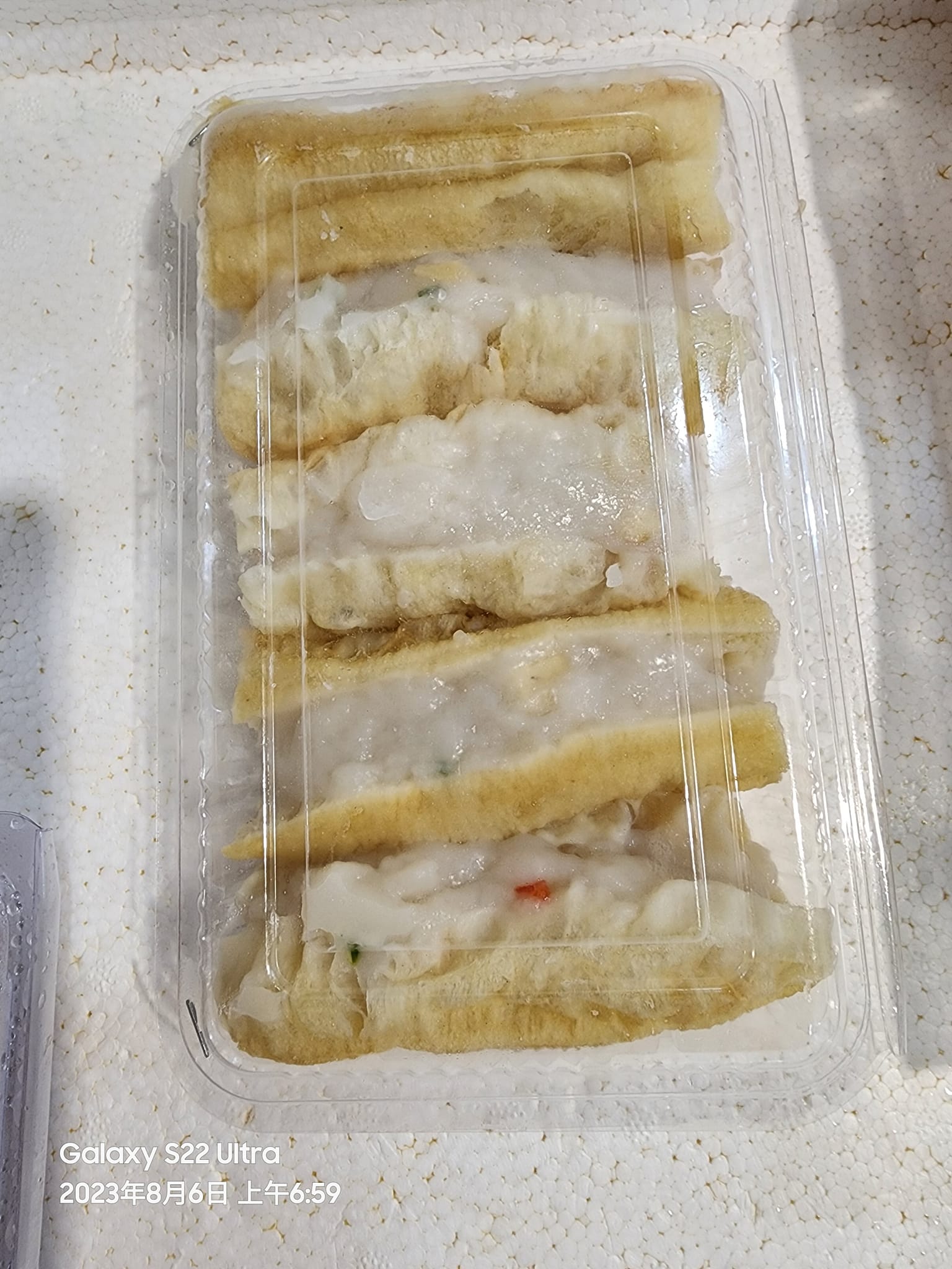 Homemade Fish Paste with Water Chestnut Fried Dough / 手工自制马蹄鱼肉油条 (5Pcs)
