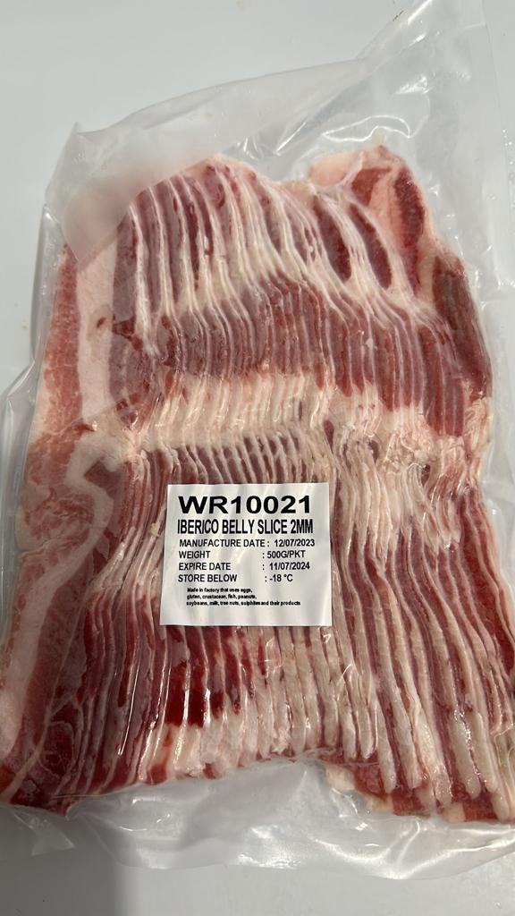 Iberico Belly Slice / 黑猪肉 (500G)