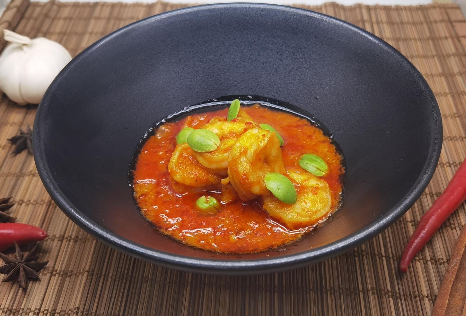 Nonya Prawn /  娘惹臭豆虾球