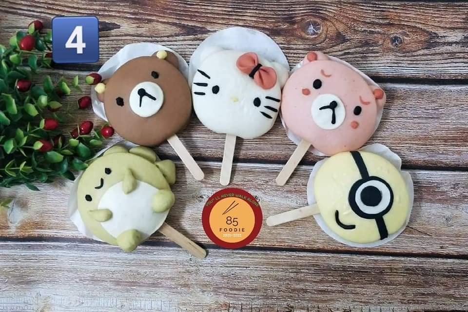 Cartoon Bun (Lolipop) / 卡通包 (棒棒糖) (1Pkt)