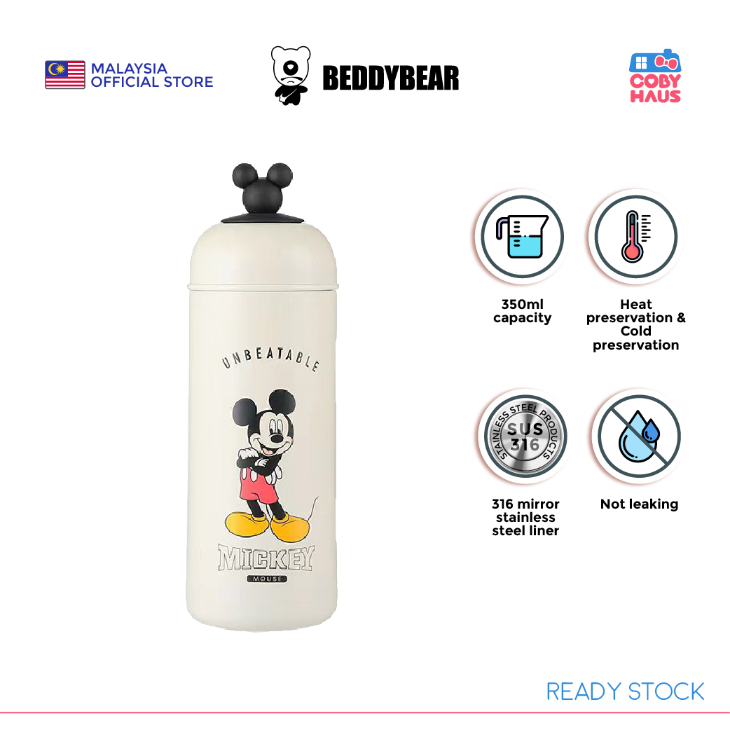 [Beddy Bear] Mickey Stainless Thermos 350ML