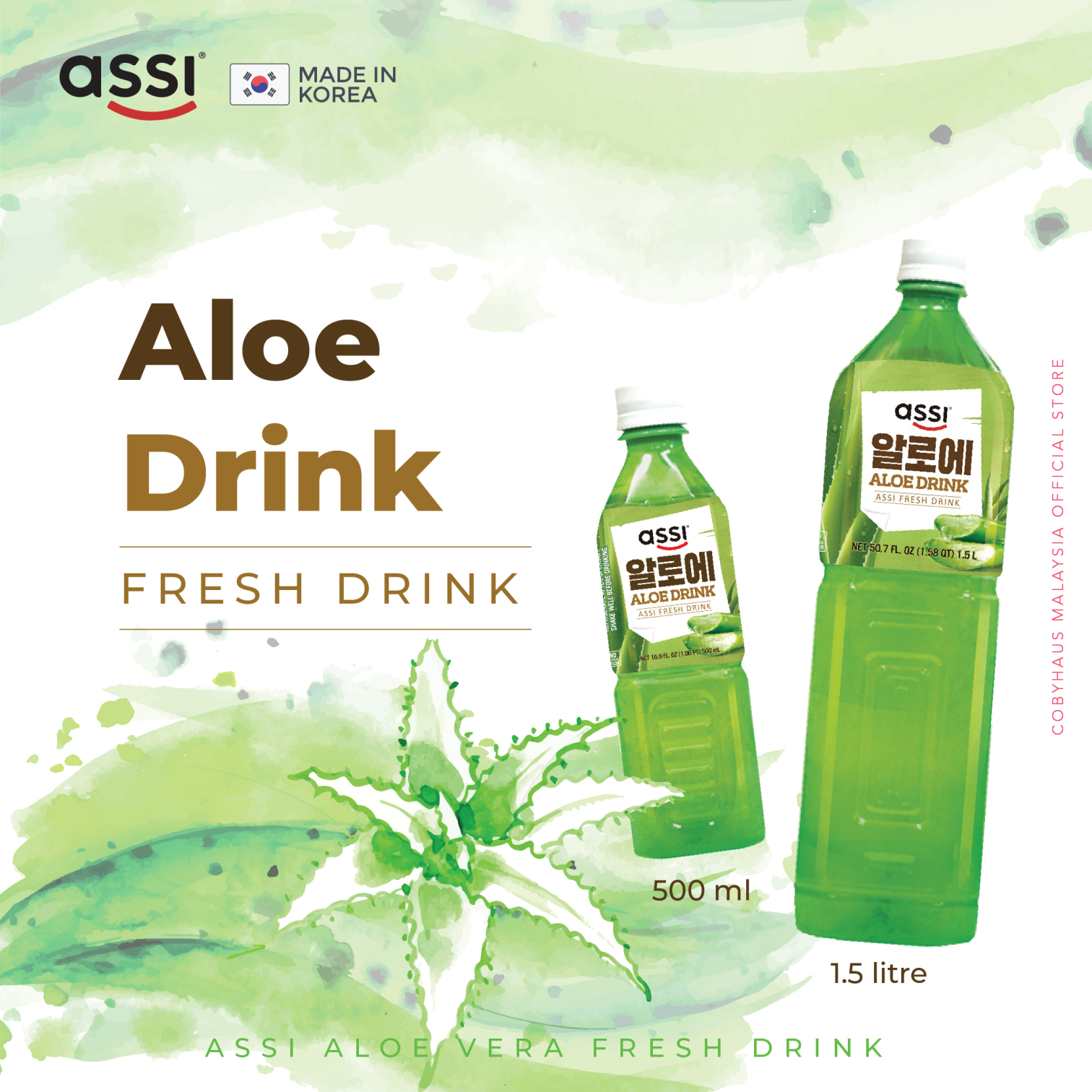 [Assi] Aloe Vera Fresh Drink 500ml