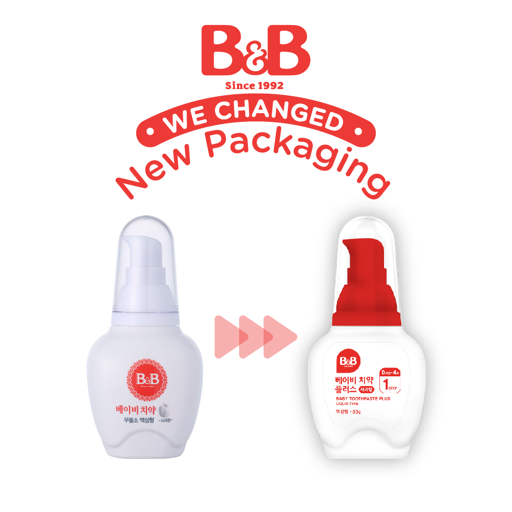 [B&B] Baby Toothpaste Liquid Type 0-2 Years Old 80g
