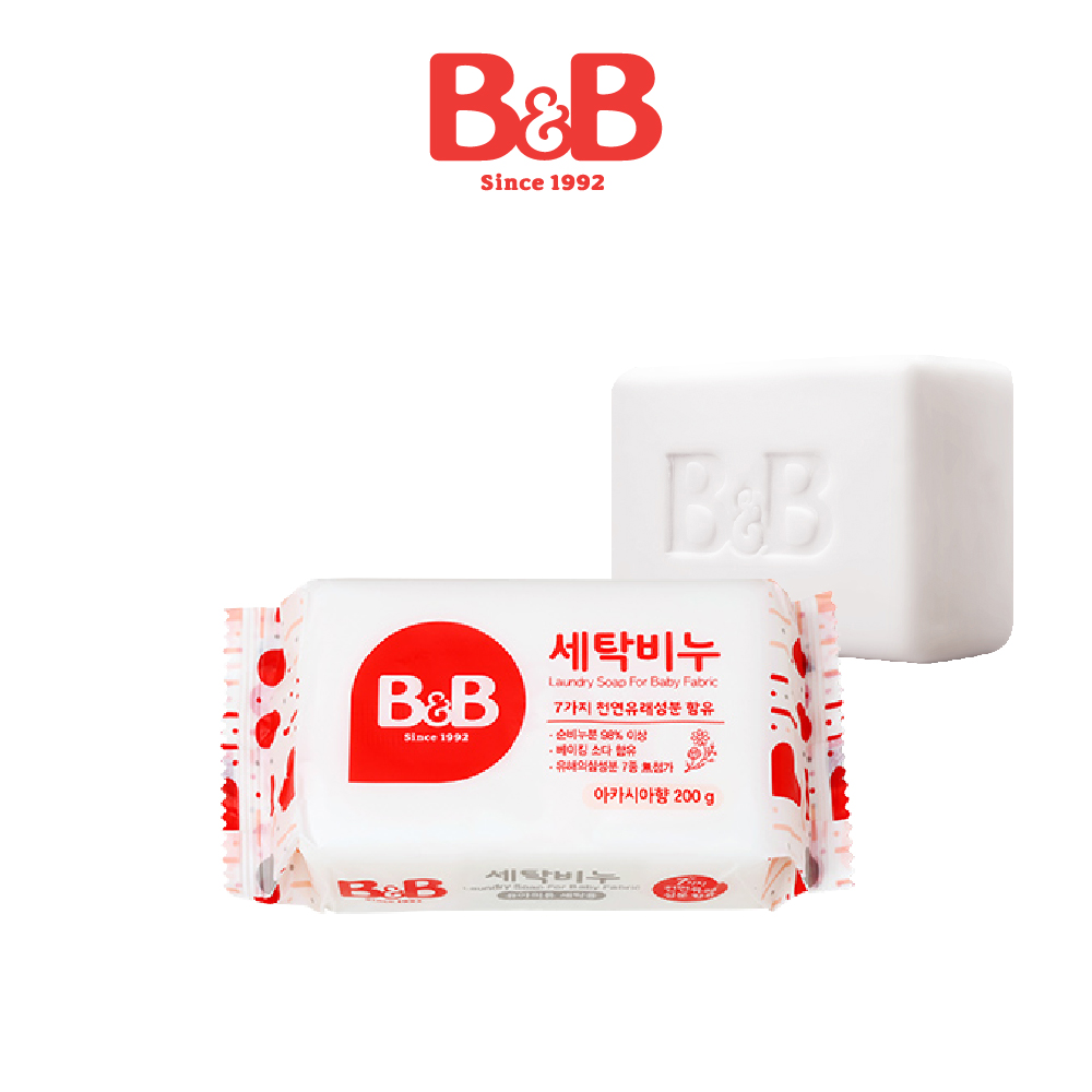 [B&B] Laundy Soap For Baby Fabric (Acasia) 200G