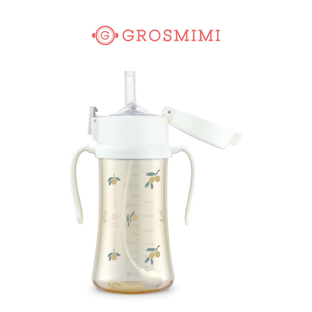 [Grosmimi] PPSU Olive Weighted Straw Cup