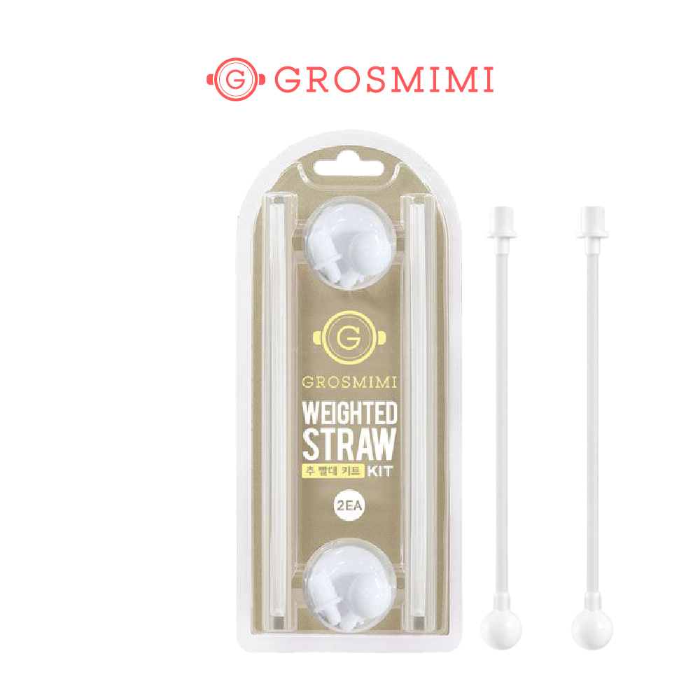 [Grosmimi] Weighted Straw Kit (Twin pack)