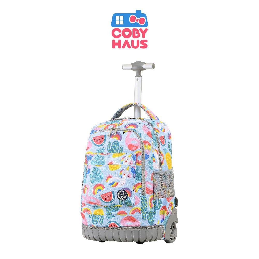 [Coby Haus] Kids Rolling Back Pack 18" -3 Zipper Swimming Pool