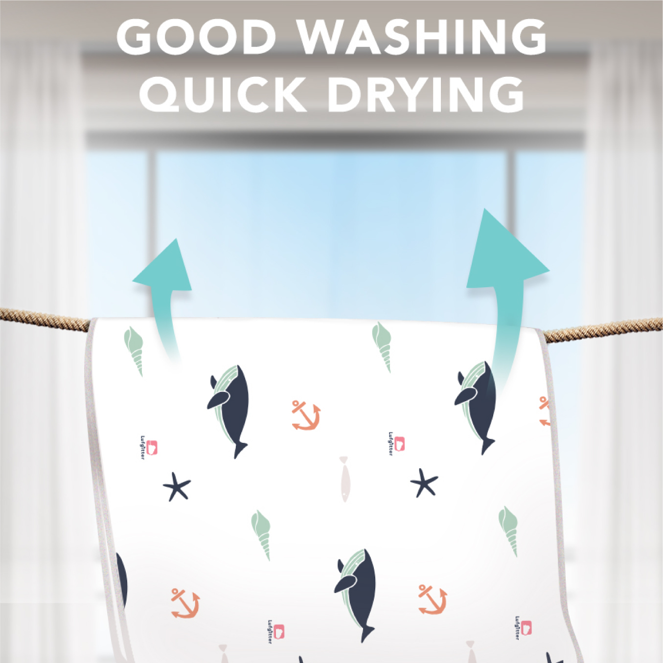 [Lufgitter] Crib Mattress Protector (Urine Pad)