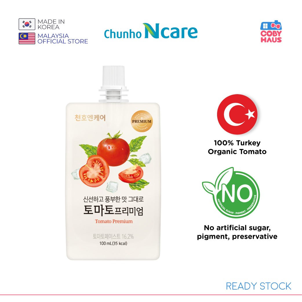 [ChunHo] Tomato Premium Juice 100ml X 10 Packs (Expired: 2024/03/19)